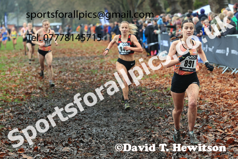 Senior Womens and Under-23s 2025 Liverpool Cross Challenge, Sefton Park, Saturday, November 22th. Photo: David T. Hewitson/Sports for All Pics